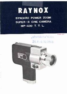 Raynox MP 400 TTL manual. Camera Instructions.